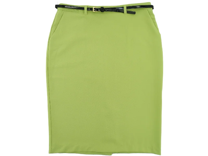 women's travel-friendly cocktail skirts4003WB, Creativa - Ladies' Belted Skirt (5/6-21/22)