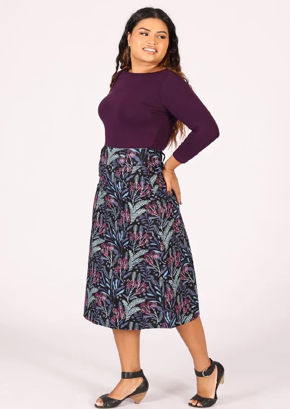 women's everyday casual skirtsBelt Loop Skirt Obsidian