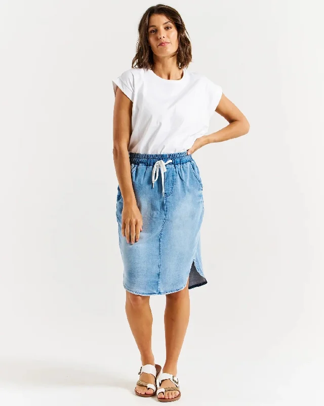 women's low-rise skirtsBetty Basics Alina Denim skirt