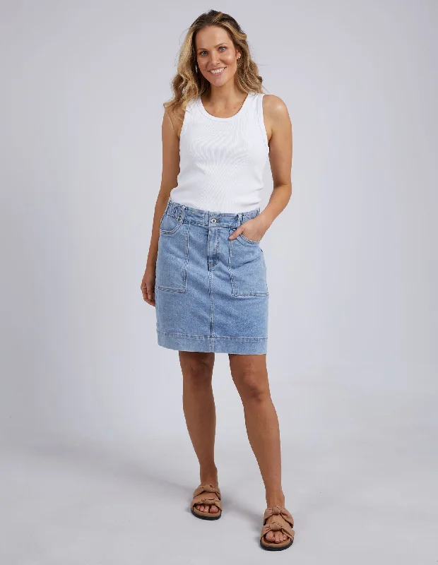 women's handmade casual skirtsElm Atlas Denim Skirt