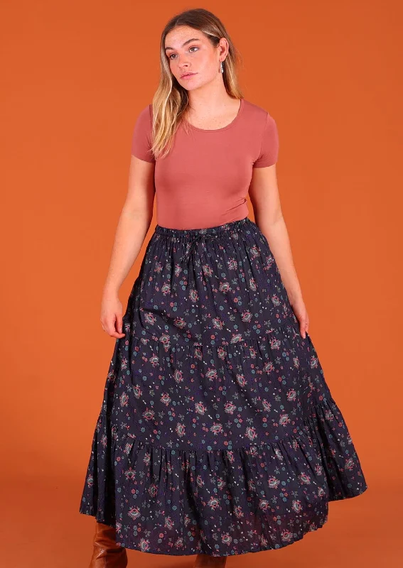 women's denim midi skirtsMaxi Skirt Eventide