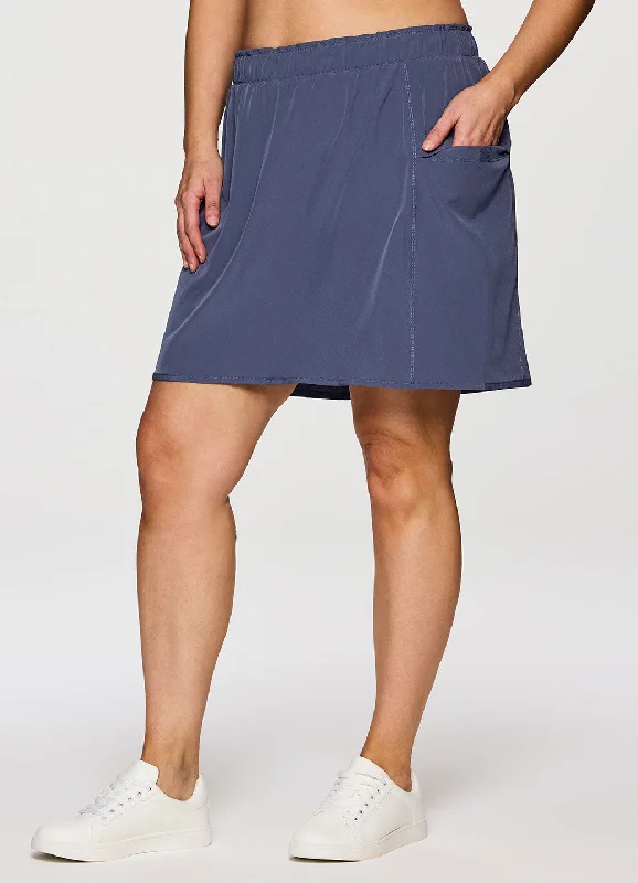 women's elastic waist skirtsPlus On Course 19" Skort