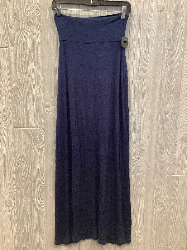 women's pleated skirtsSkirt Maxi By Zenana Outfitters In Blue, Size: 8